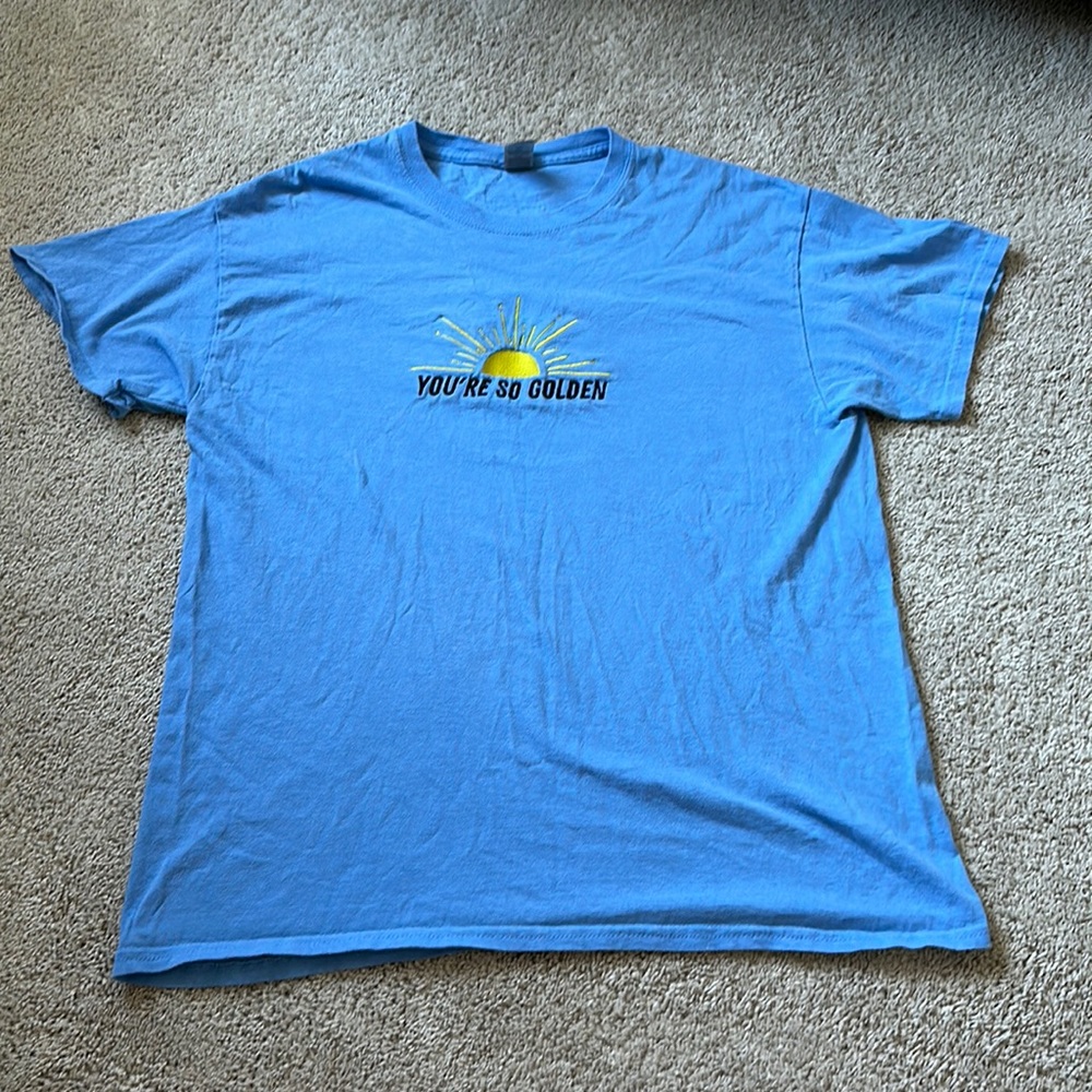 blue Harry Styles tee